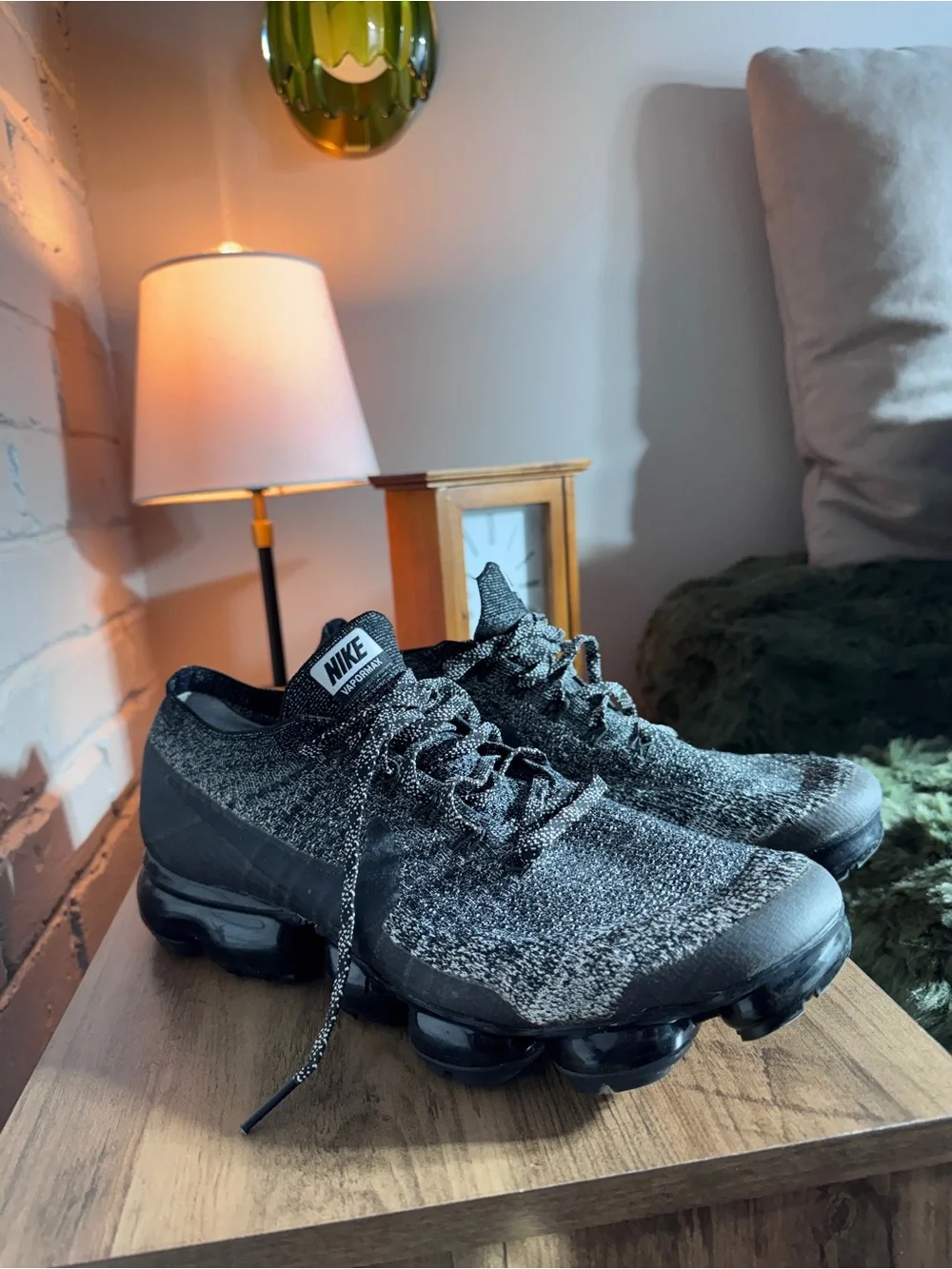 Men’s Nike Air Vapormax Flyknit Running Shoes - Oreo colorway